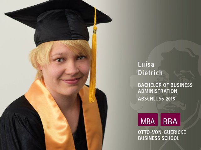 Luisa Dietrich (BBA-Abschluss 2018)